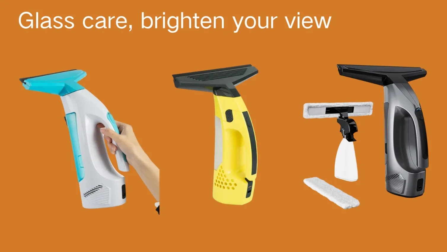 Glass care, brighten your view