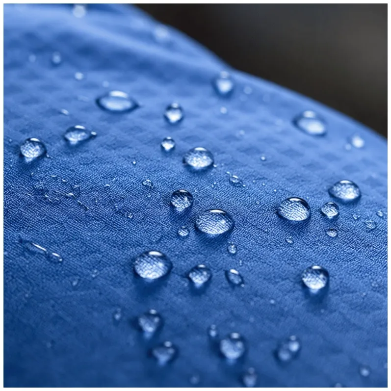 Outdoor garment sample prepared for independent waterproof testing before shipment