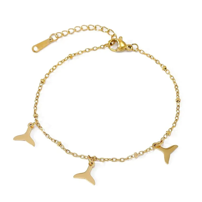 Ivanda Puffed Heart Bracelet Gold Beads CHOFS-0334-J - view 04