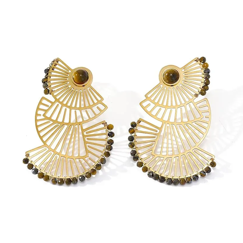 Ivanda Filigree Teardrop Earrings Lapis YWD8-E2504970 - view 04
