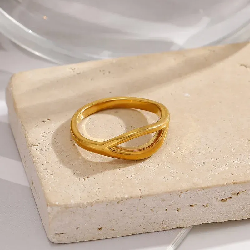 Ivanda Gold August Ring Stainless Steel YHTSR-260813 - view 06