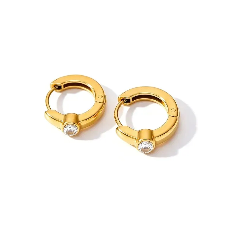 Ivanda Gold Accent Earrings Stainless Steel YHTSE-260534 - view 04