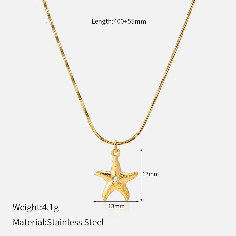 Ivanda Dolphin Pendant Necklace Gold Snake Chain CHZRK616-30 - view 02