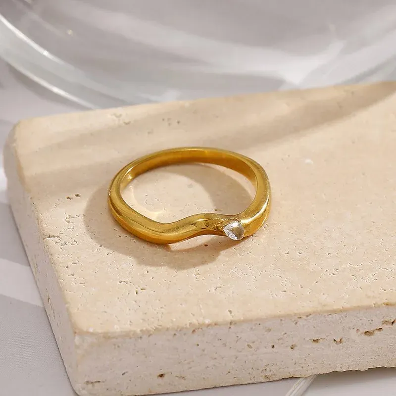 Ivanda Gold August Ring Stainless Steel YHTSR-260813 - view 05