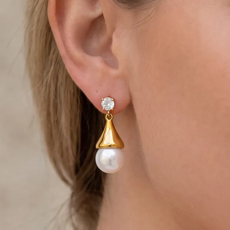 Ivanda Gold Everyday Earrings Stainless Steel YHTSE-260535 - view 05