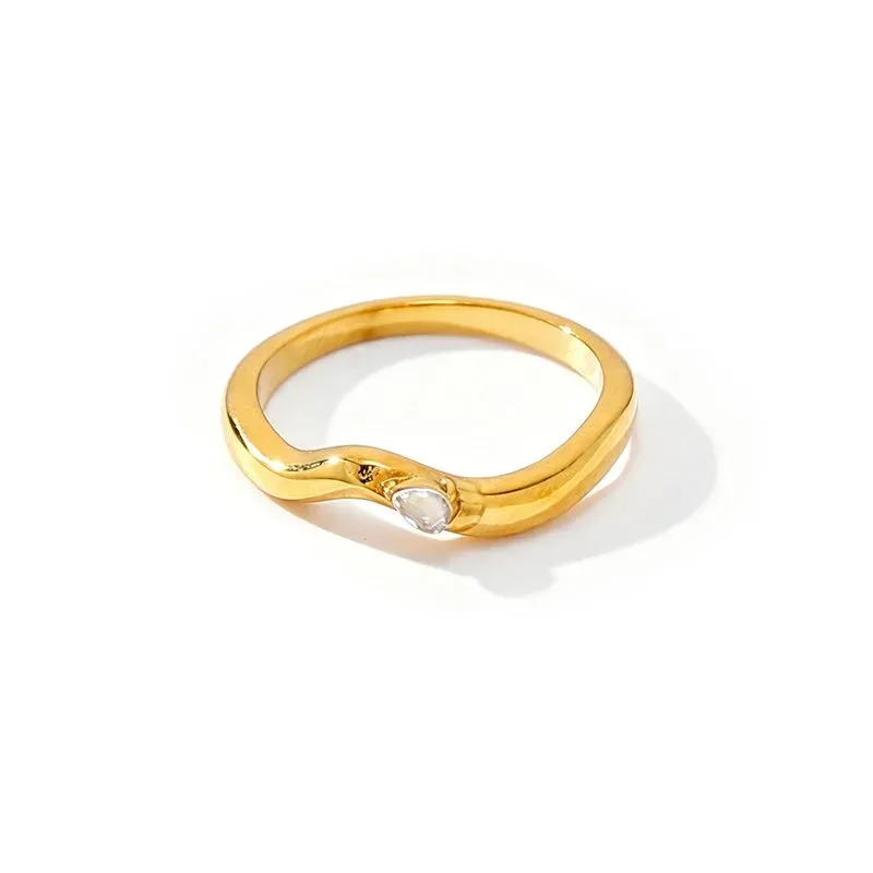 Ivanda Gold August Ring Stainless Steel YHTSR-260813 - view 02