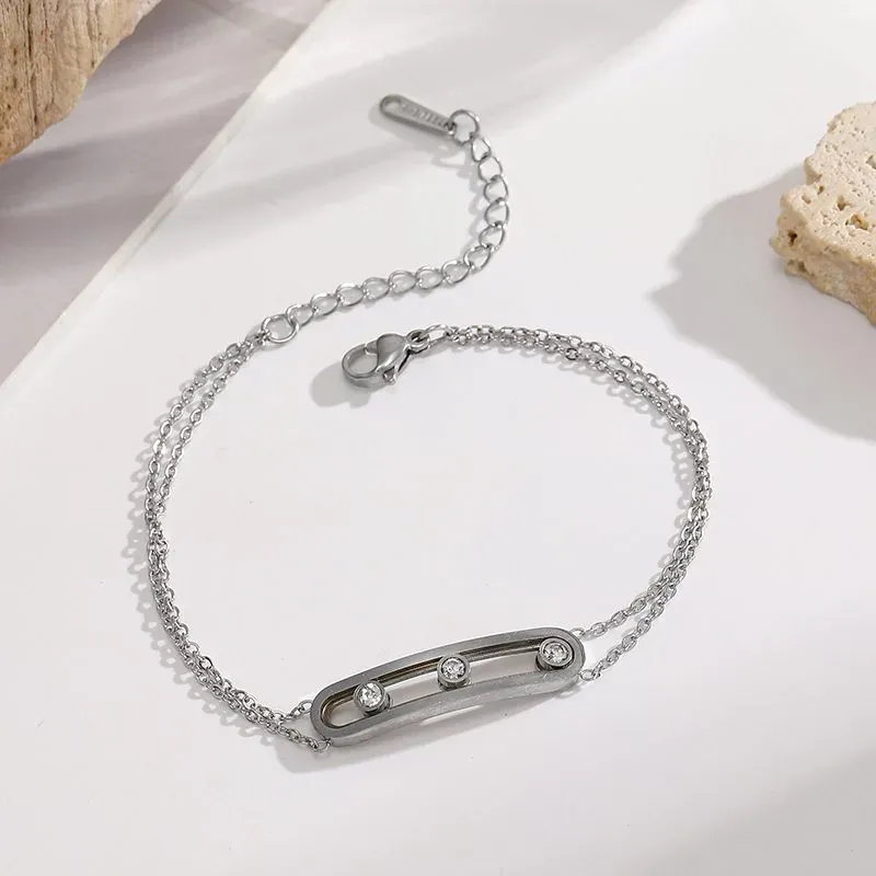 Ivanda Silver ID Bar Bracelet Pavé CHOS-0168-G - view 03