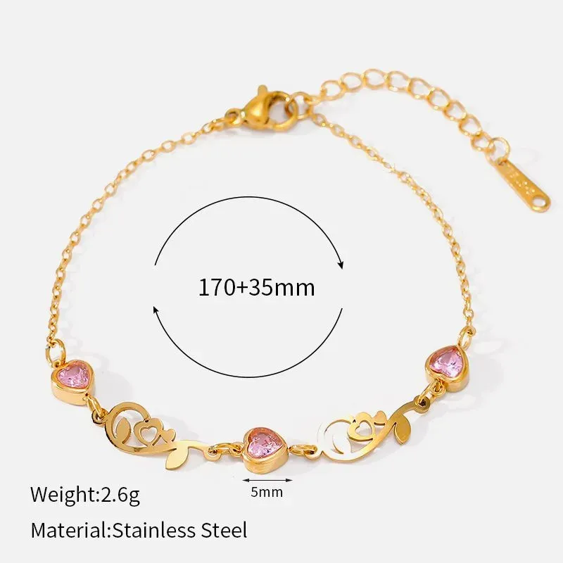 Ivanda Butterfly Wreath Bracelet Gold CHSM-1060-J - view 05
