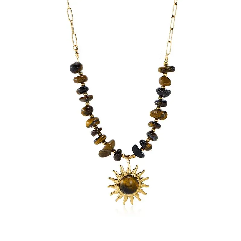 Ivanda Baroque Pearl Medallion Necklace CHXL02669-1 - view 04