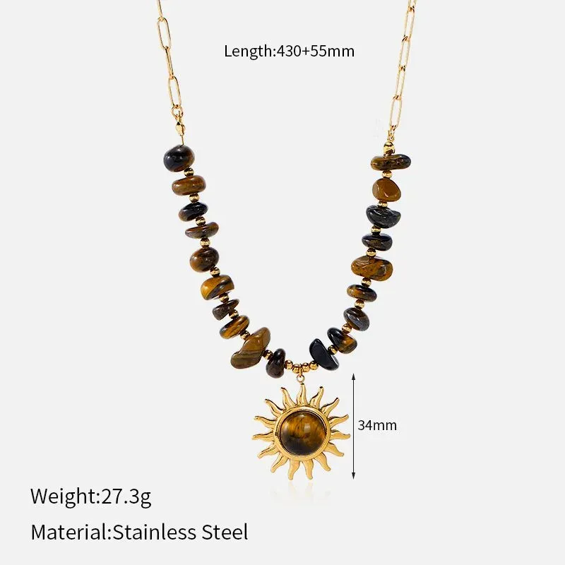 Ivanda Baroque Pearl Medallion Necklace CHXL02669-1 - view 02
