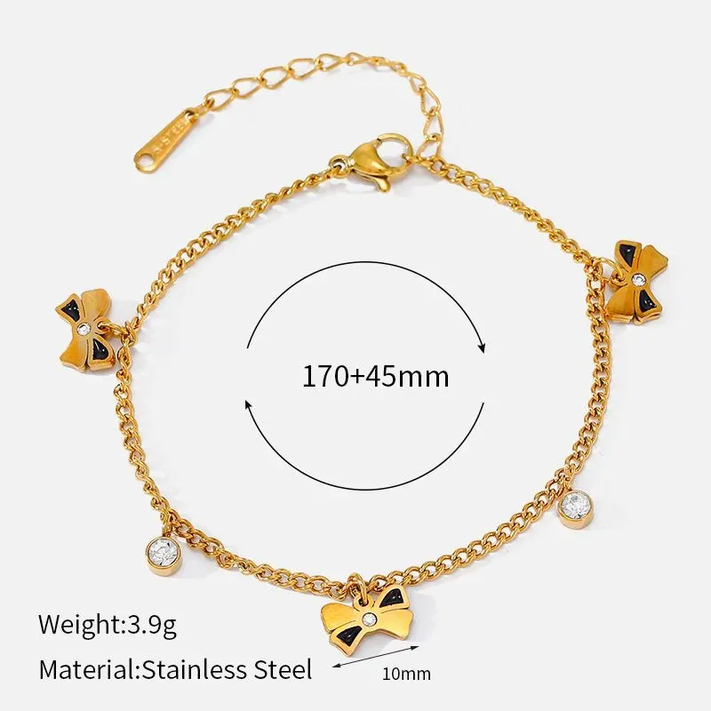 Ivanda Puffed Heart Bracelet Gold Beads CHOFS-0334-J - view 03