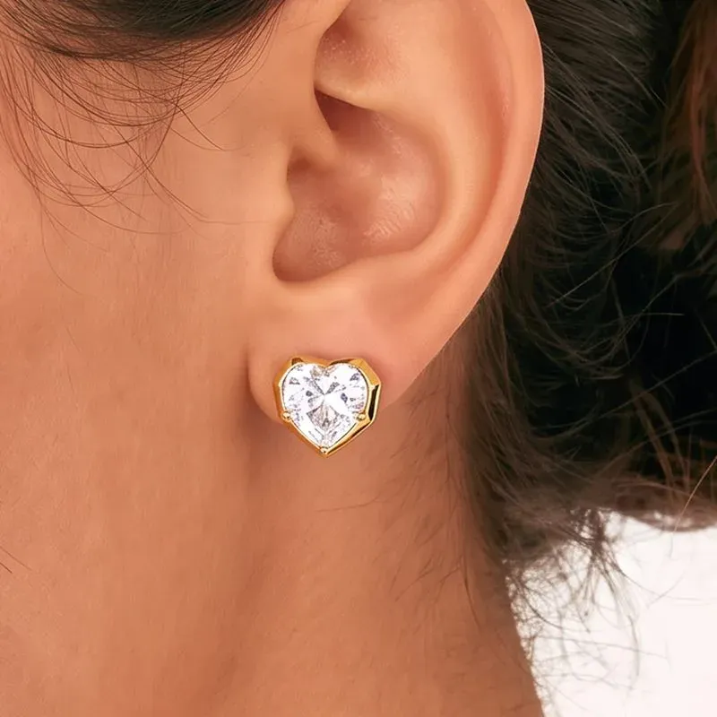Ivanda Gold Stud Earrings Stainless Steel YHTSE-260519 - view 05
