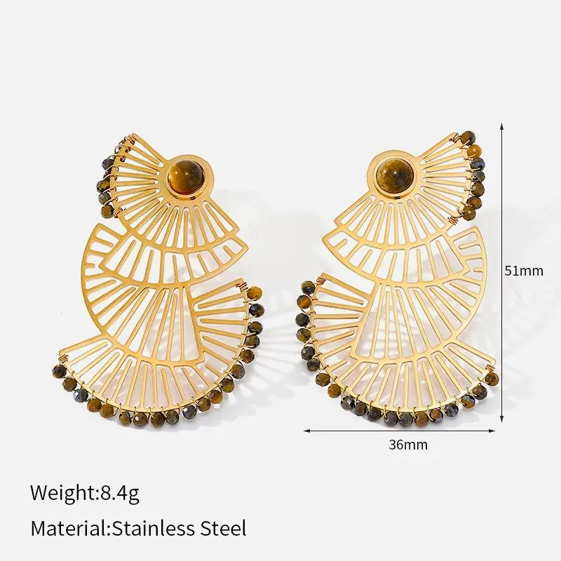 Ivanda Filigree Teardrop Earrings Lapis YWD8-E2504970 - view 02