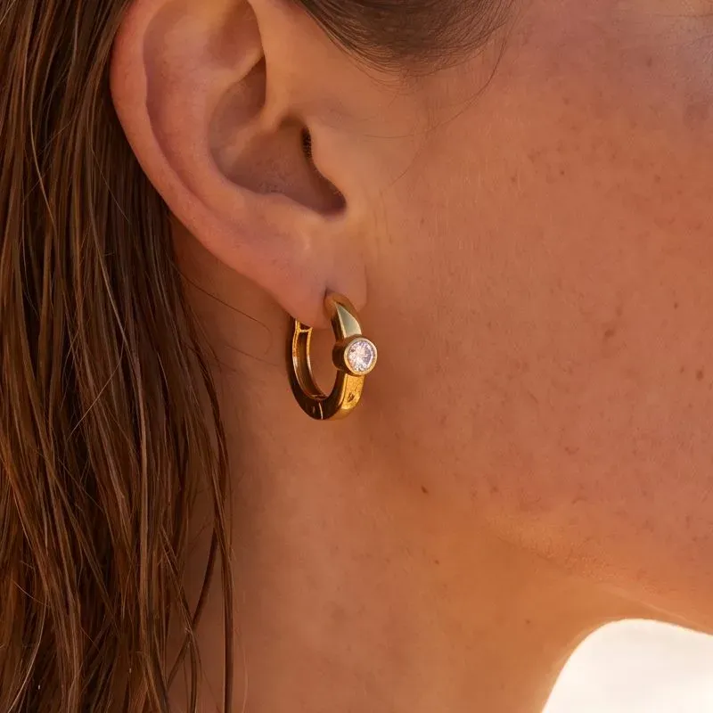 Ivanda Gold Accent Earrings Stainless Steel YHTSE-260534 - view 05