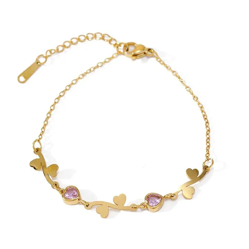 Ivanda Butterfly Wreath Bracelet Gold CHSM-1060-J - view 06