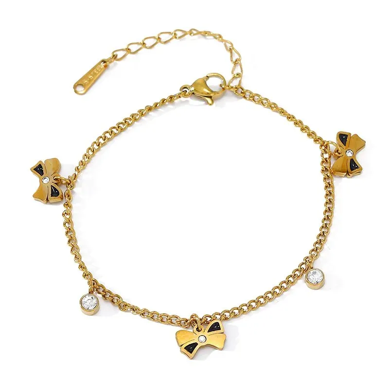 Ivanda Puffed Heart Bracelet Gold Beads CHOFS-0334-J - view 05