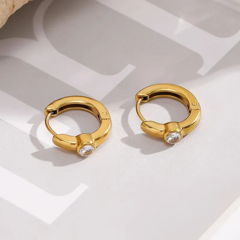 Ivanda Gold Accent Earrings Stainless Steel YHTSE-260534 - view 03