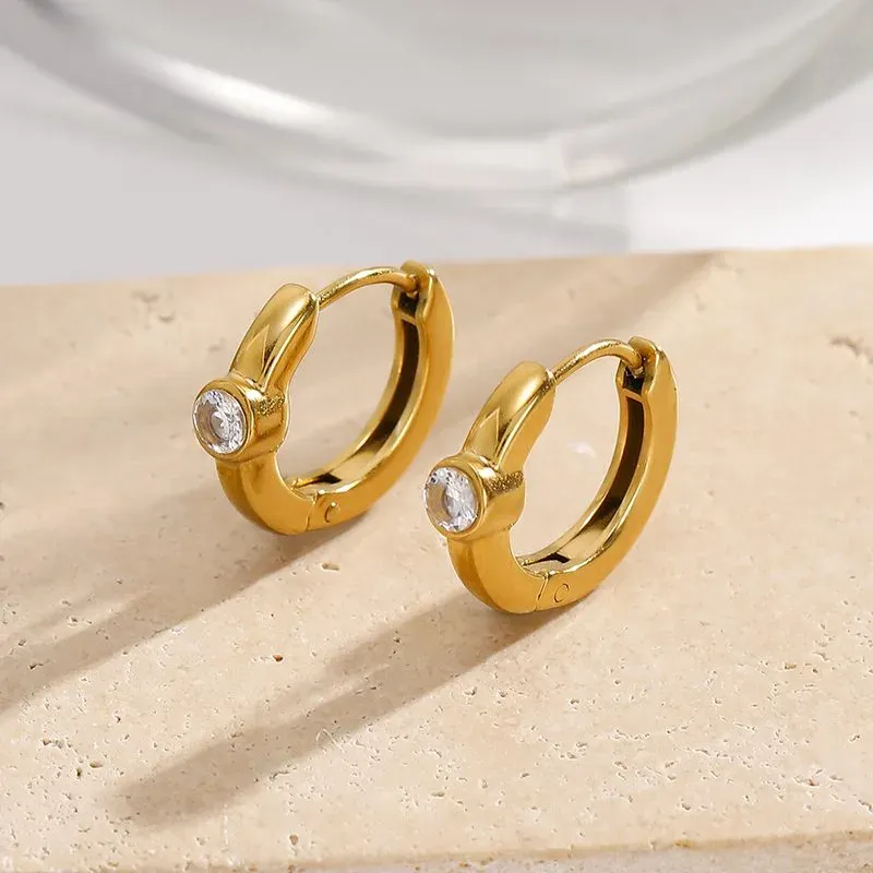Ivanda Gold Accent Earrings Stainless Steel YHTSE-260534 - view 02