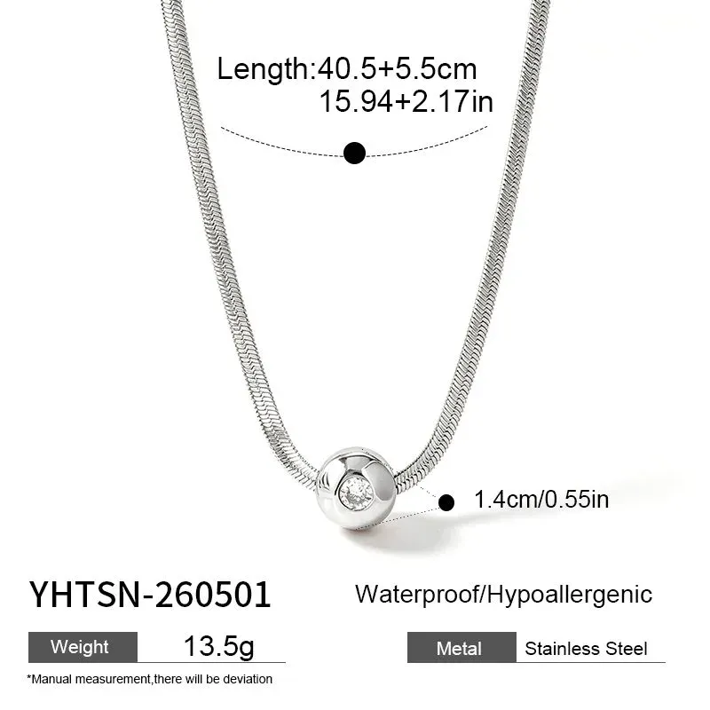 Ivanda Gold Stainless Steel Pendant Necklace YHTSN-260501 - view 01