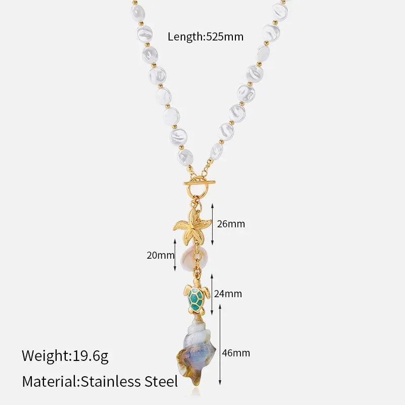 Ivanda Leaf & Heart CZ Pendant Necklace PVD 18K Gold Plated Stainless Steel CHXL02777-1 - view 01