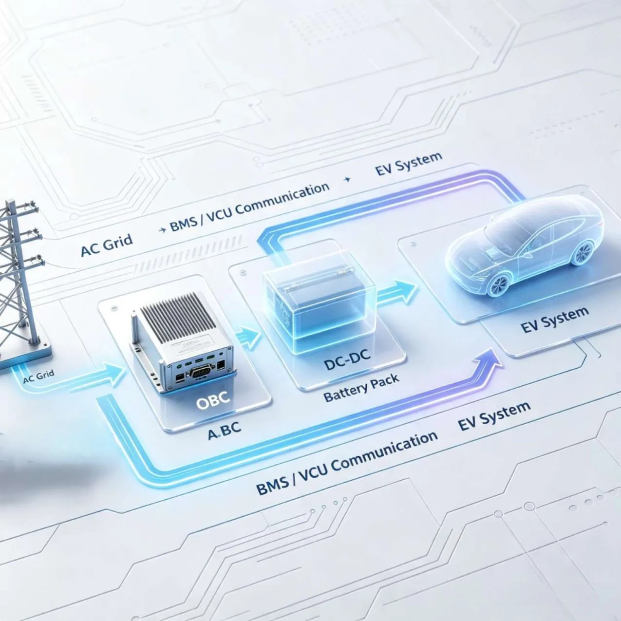 onboard charger system integration diagram