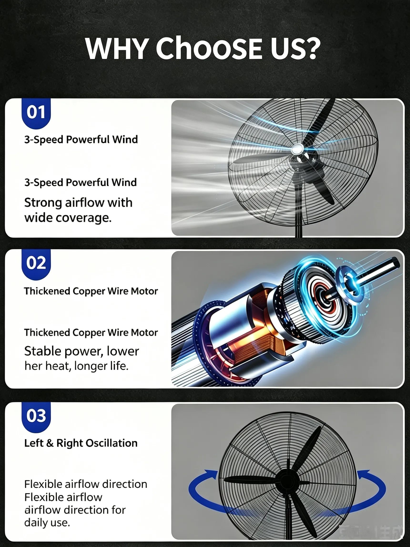 pedestal fans
