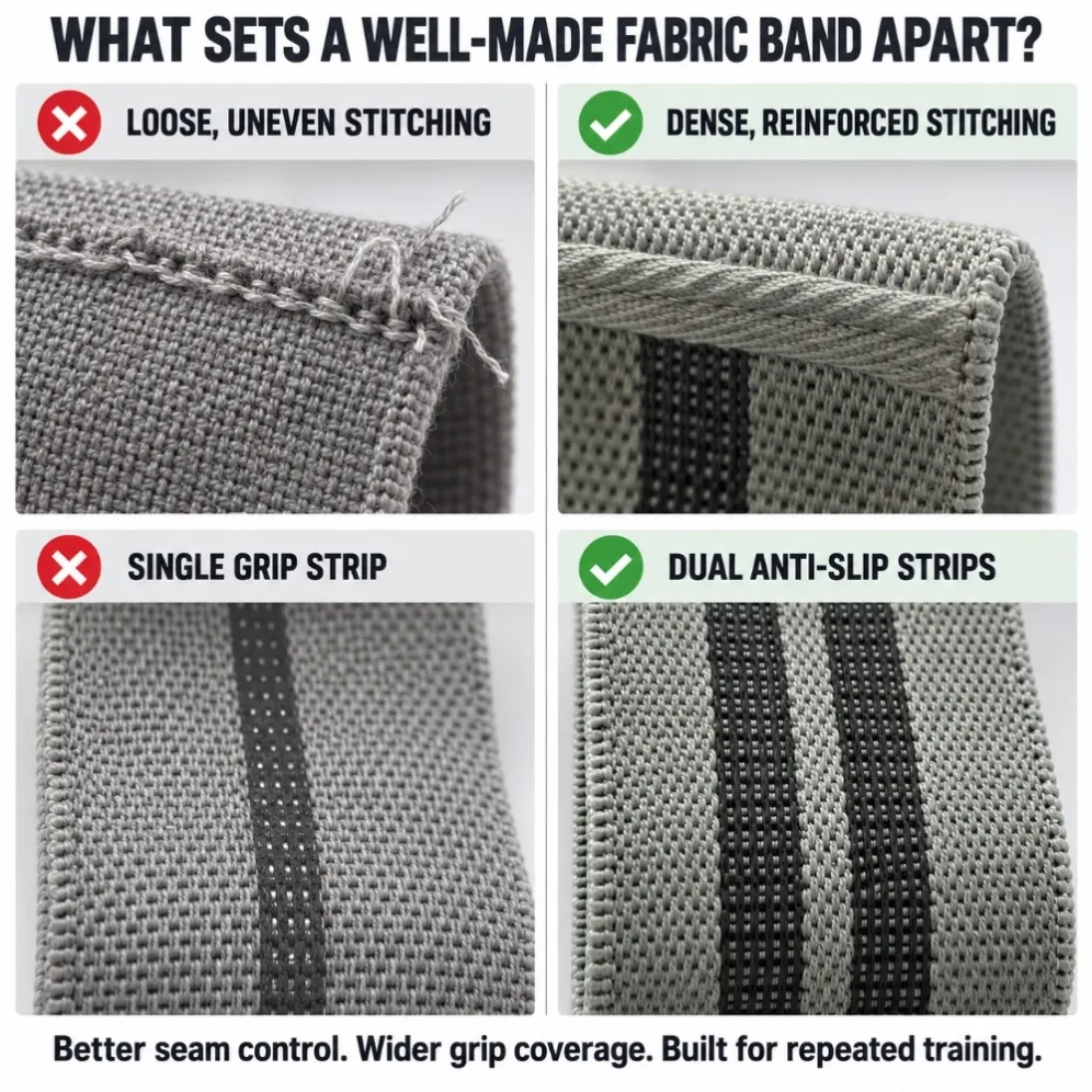 fabric booty bands quality compare