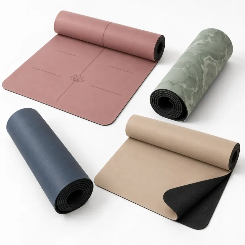 Custom PU Natural Rubber Yoga Mat