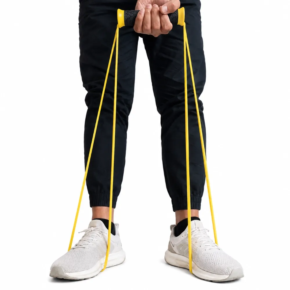 workout band with handles