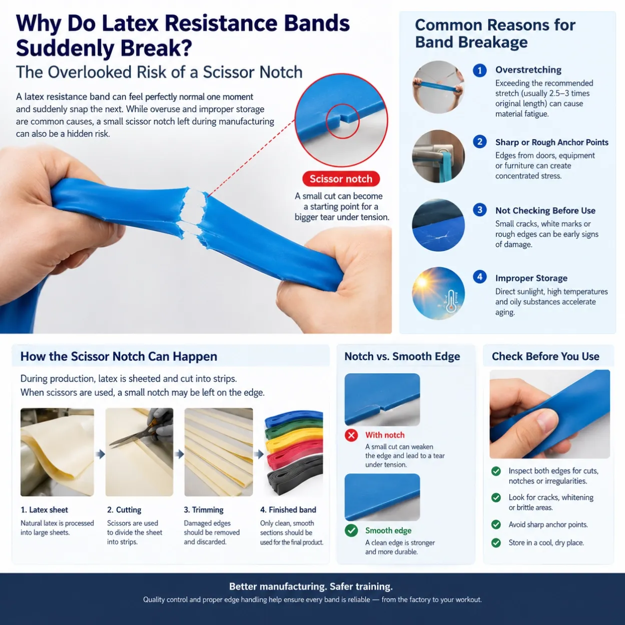 why resistance bands break