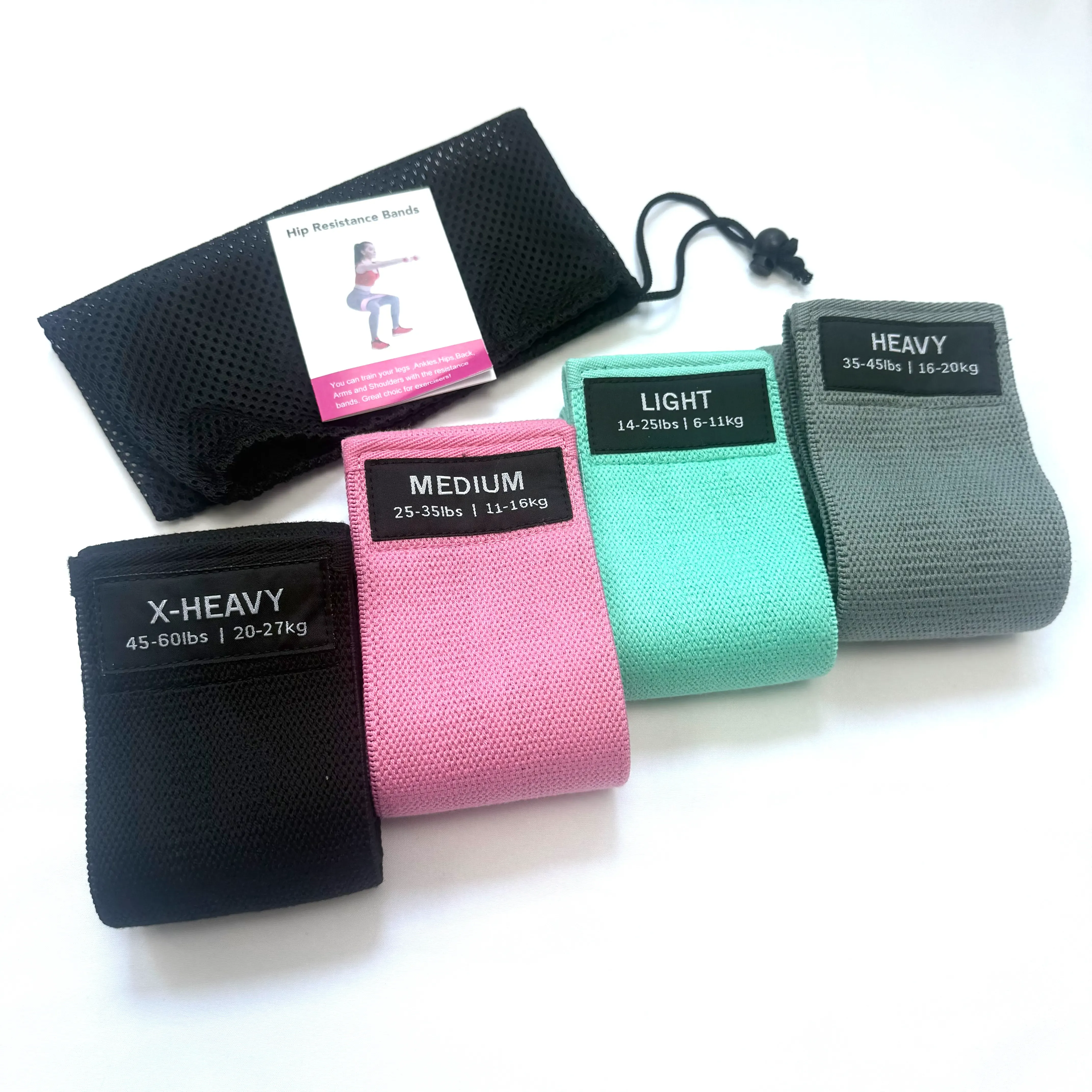 Fabric Resistance Bands Manufacturer Custom Resistance Bands for Home Fitness