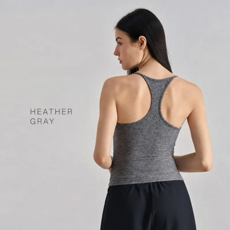 Back view of GENY YOGA women's racerback workout tank 26059-TANK
