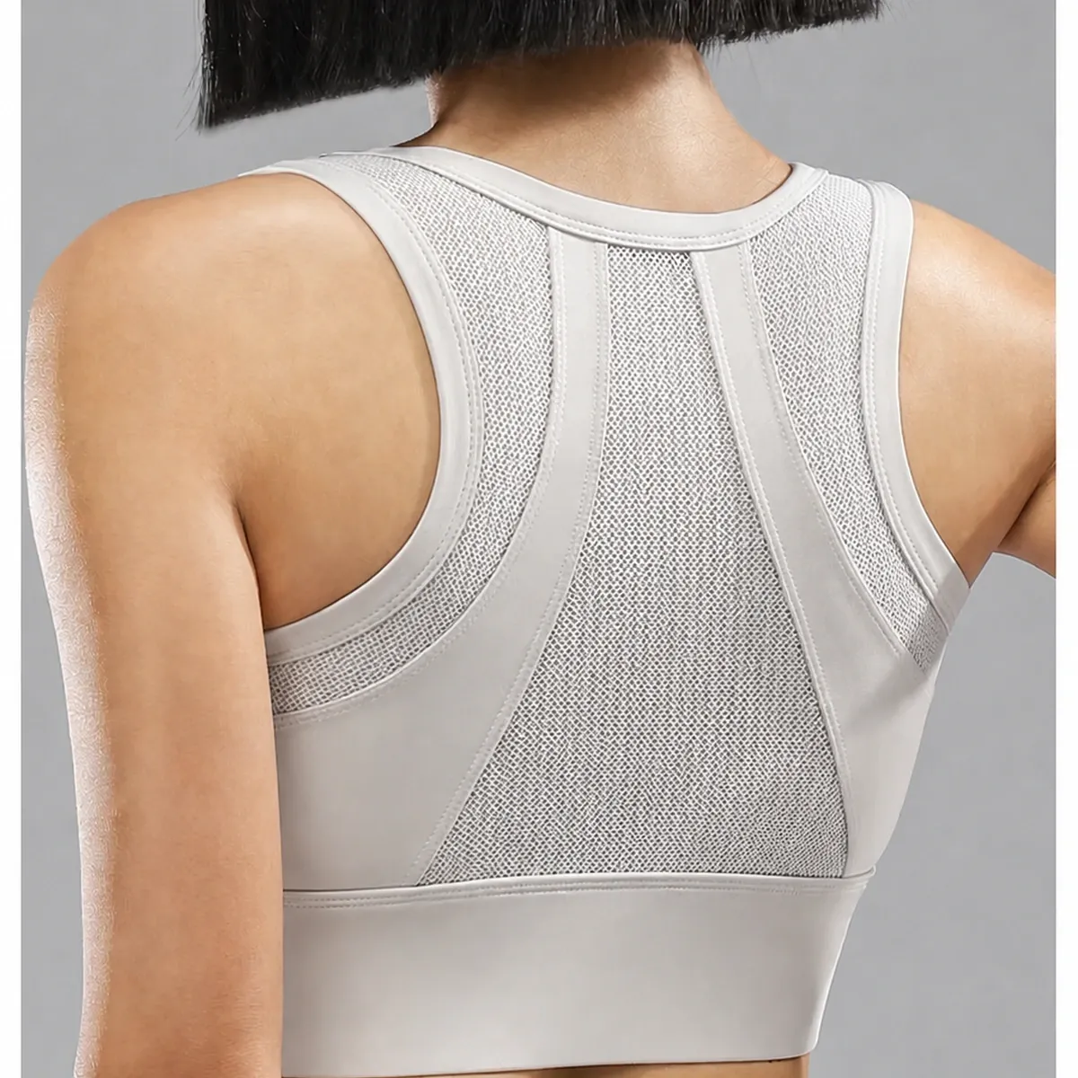Breez Custom Women's High-Support Front-Zip Sports Bra - 24009 detail image 4 for Breez Sportswear