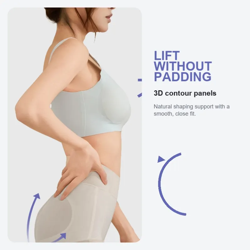 Nude GENY YOGA 25039 butt-contouring shapewear shorts side view
