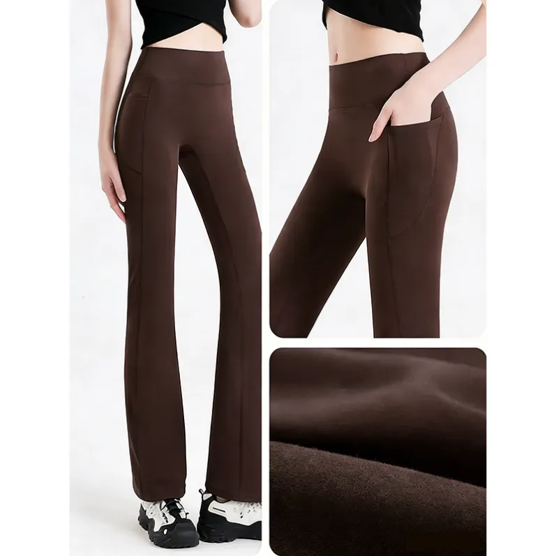 25006 Flared Yoga Pants Yoga legging slimming pants (26)