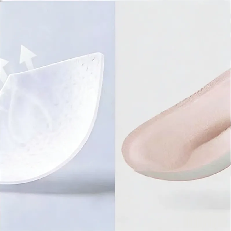 Perforated semi-fixed cup pad used in GENY YOGA yoga camisole 25002