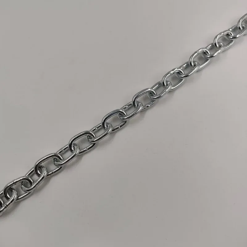 zinc plated american standard passing link chain