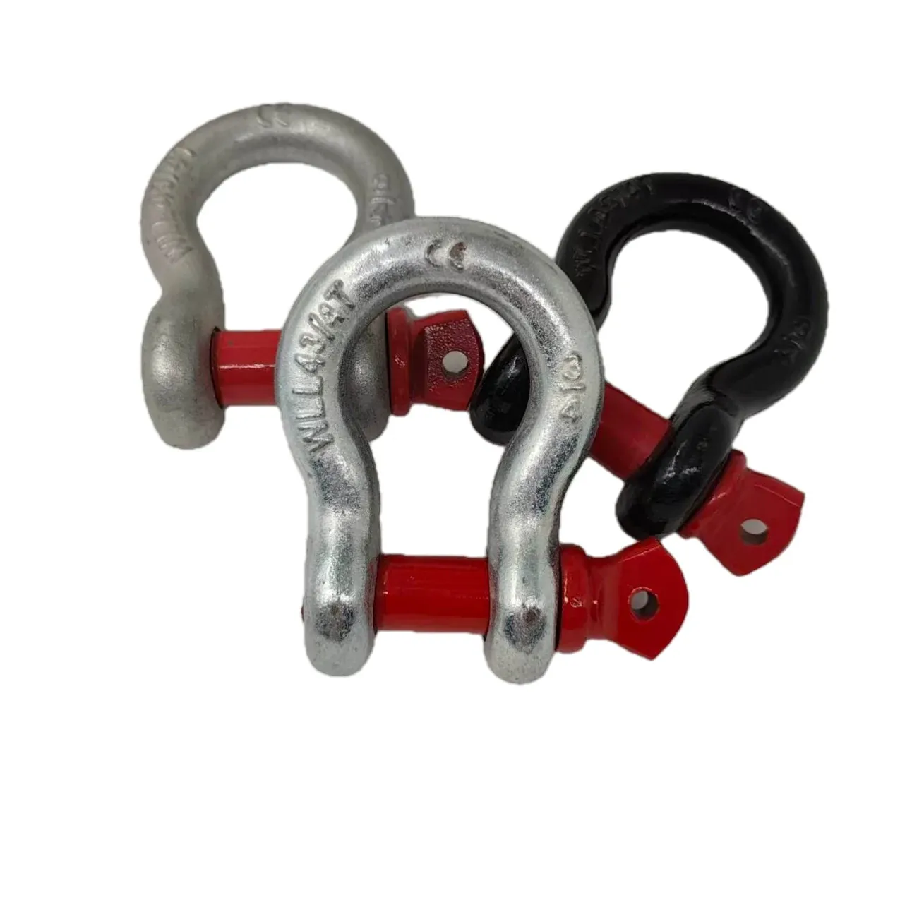 Galvanized bow shackle