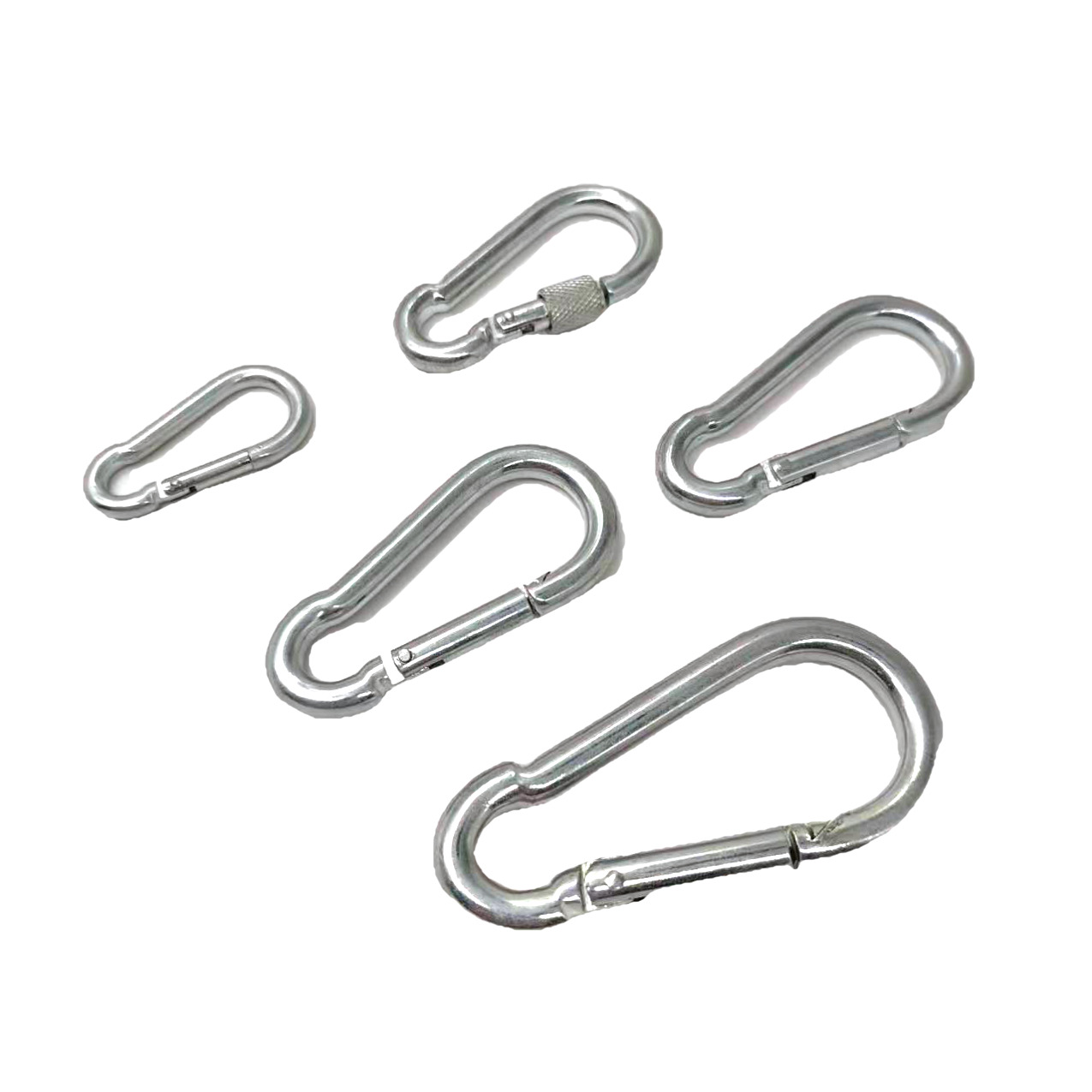 Electro galvanized snap hook