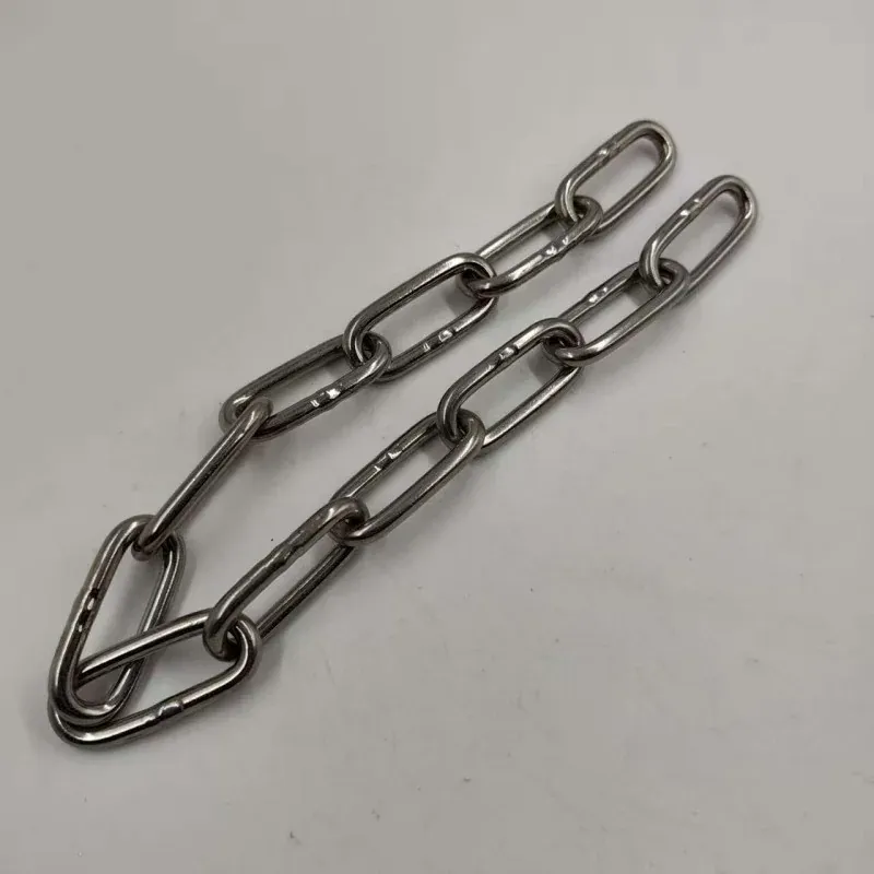 aisi316 stainless steel long link chain
