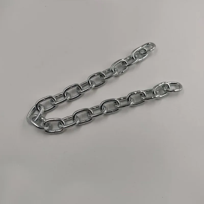zinc plated american standard passing link chain