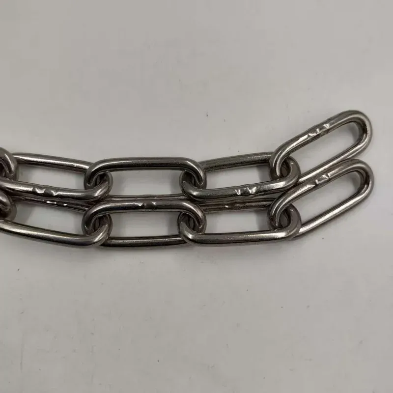 aisi316 stainless steel long link chain