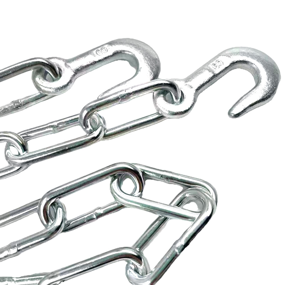 DIN763 chain with agriculture hooks
