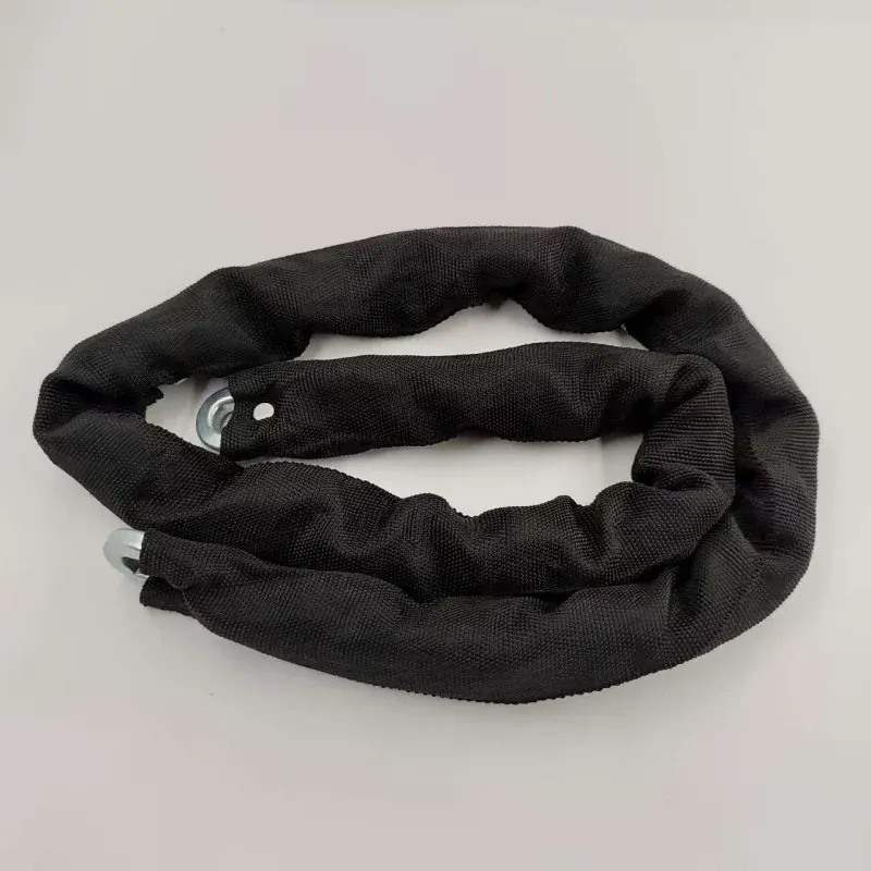 zinc plated lock chain with canvas