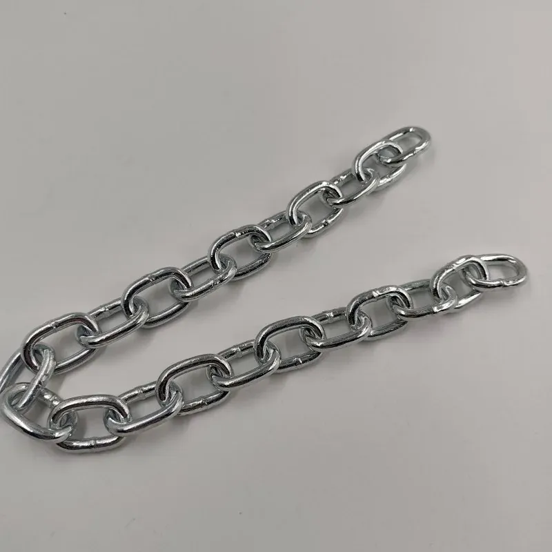 zinc plated american standard passing link chain