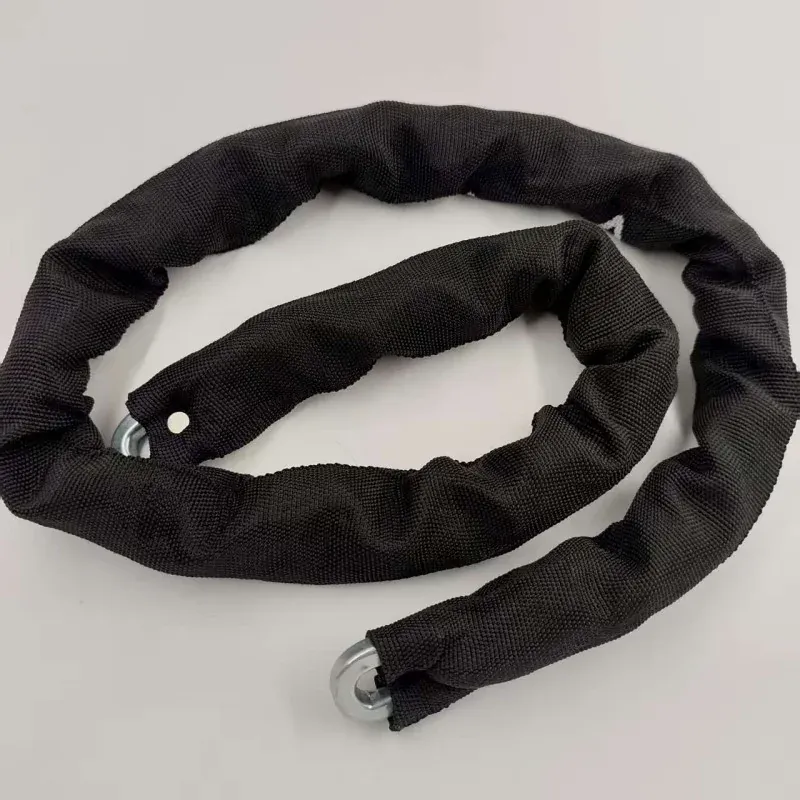 zinc plated lock chain with canvas