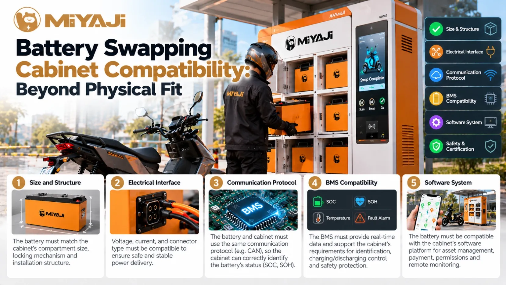 Battery Swapping Cabinet Compatibility Beyond Physical Fit