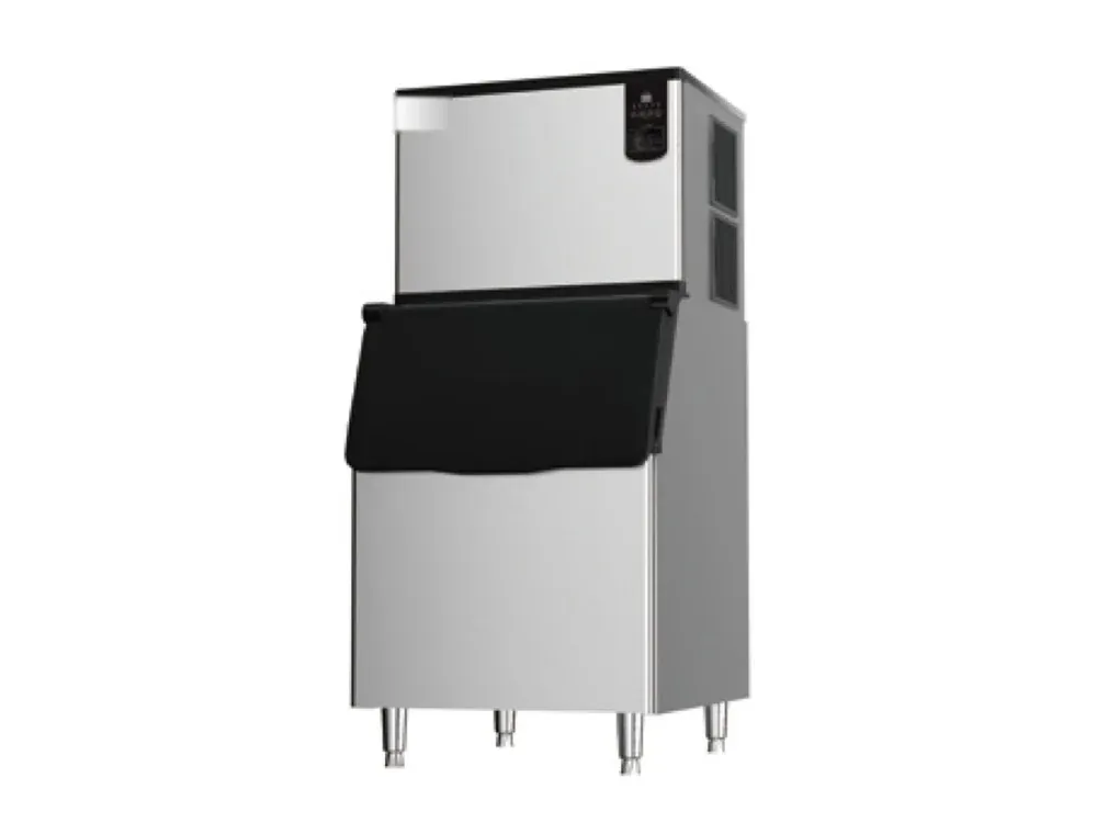 High capacity commercial modular cube ice machine 227kg per day with 300kg storage bin