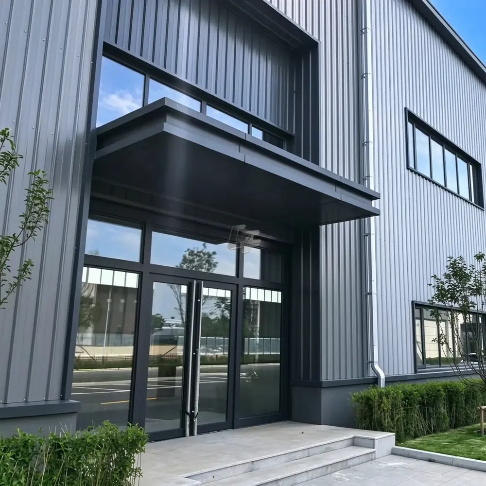 steel structure factory shed (2)