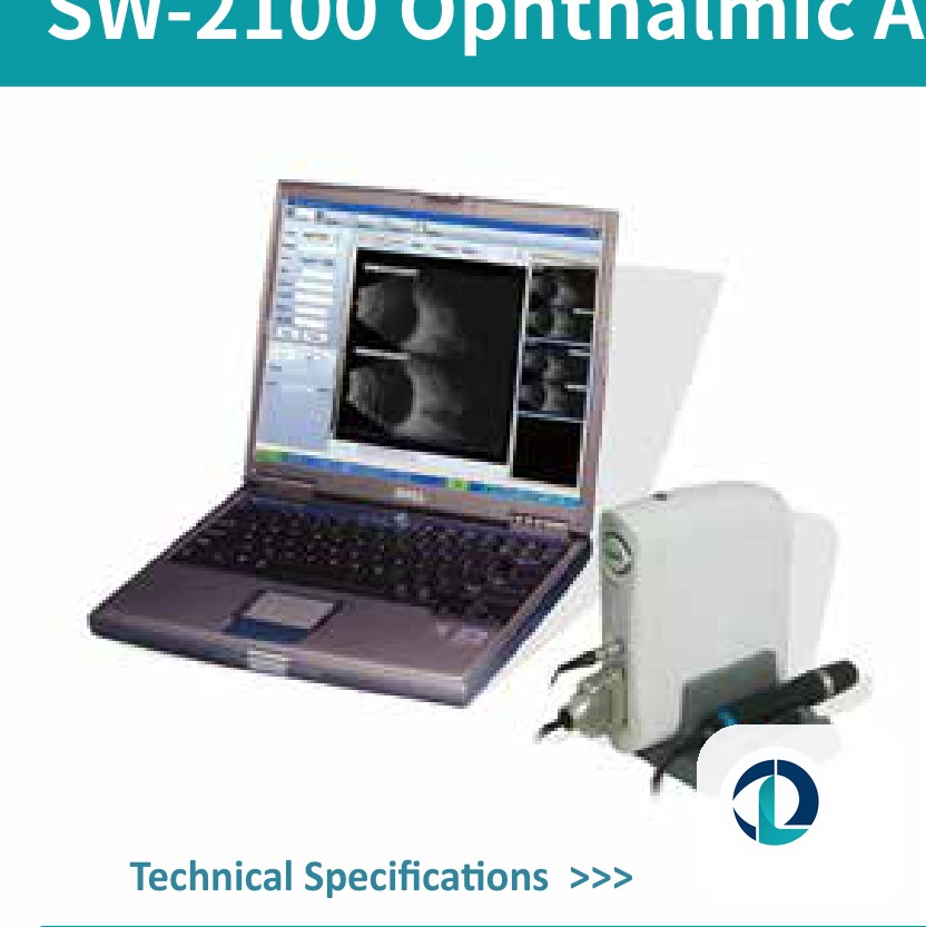 SW-2100 Ophthalmic AB scan product photo